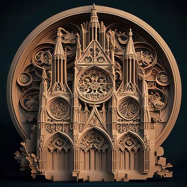 3D model st notre dame (STL)